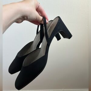 90s sling back kitten heels